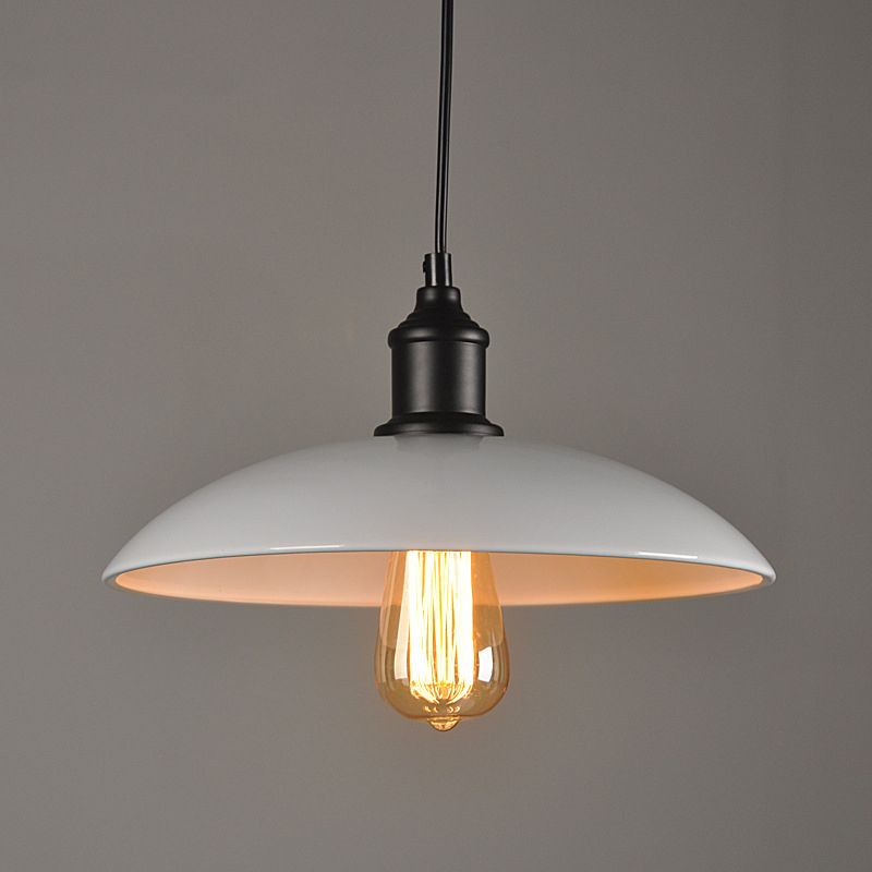 1 Copertura in pentola leggera a sospensione in stile industriale Metal Appeding Illuminazione per soggiorno