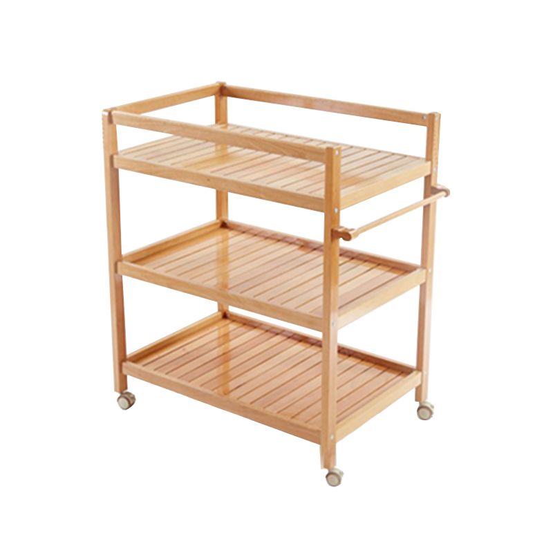 Modern Wooden Baby Changing Table Flat Top Changing Table With Wheels