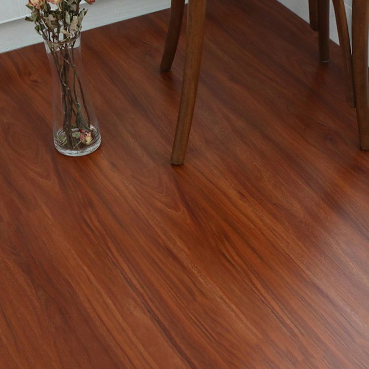 Rectangle PVC Flooring Peel and Stick Wood Look Smooth Vinyl Flooring