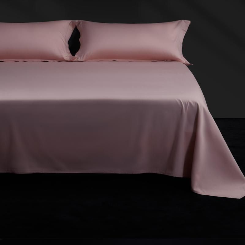 Solid Color Cotton Sheets Home Bedroom Dormitory Simple Fitted Sheet