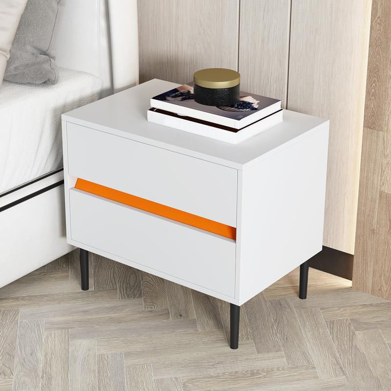 Contemporary Accent Table Nightstand Wooden Night Table for Bedroom