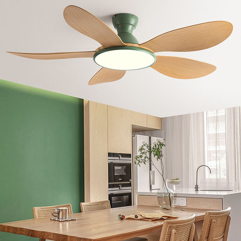 Modernist LED Ceiling Fan 5-Blade Fan Lighting for Living Room