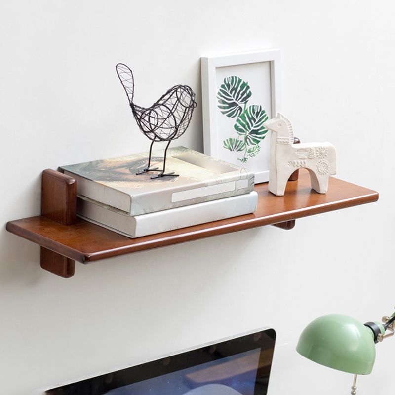 Modern Style Wood Bookcase Closed Back Bookshelf for Home Office