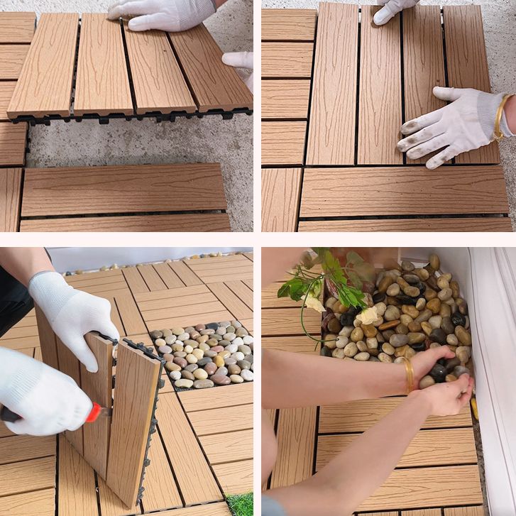 Deck Plank Wooden Outdoor Waterproof Slip Resistant Floor Board