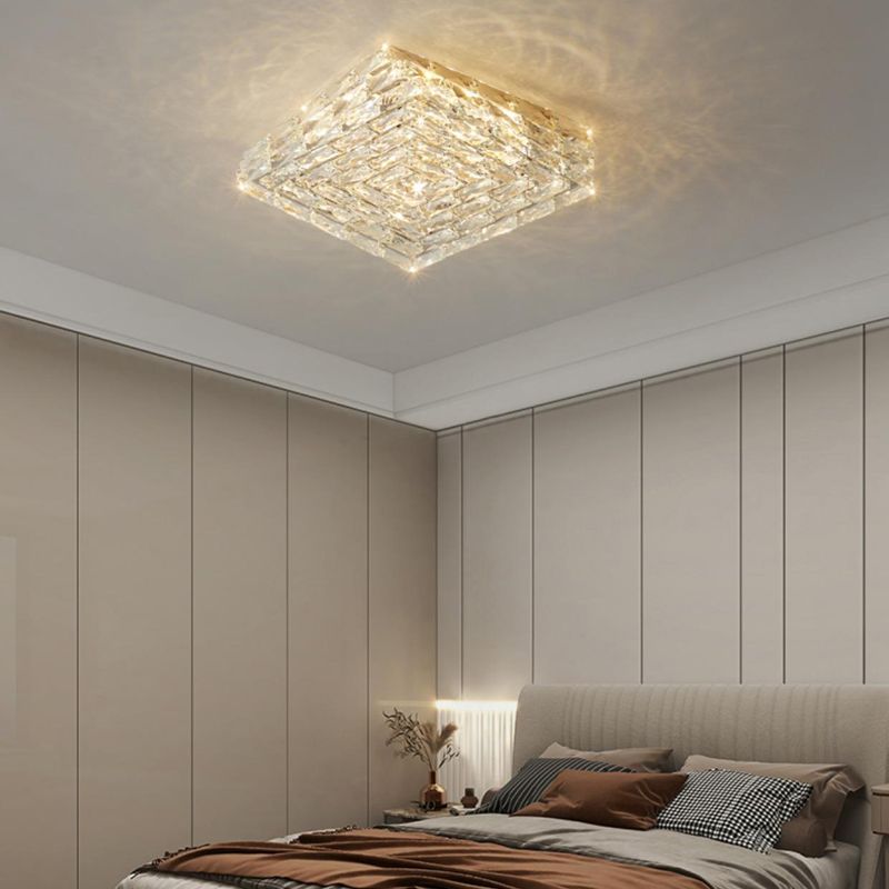 Unique Shape Flush Mount Ceiling Light Modern Ceiling Mounted Fixture for Living Room