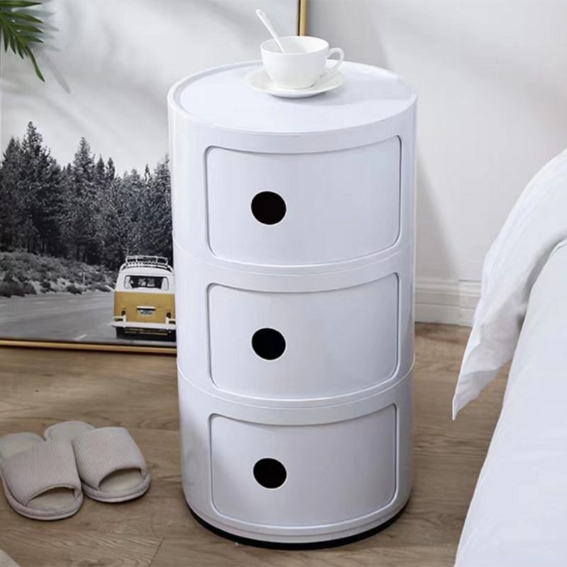 2/3/4-Door Nightstand (India) 12.6" H Plastic Bedside Cabinet