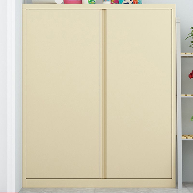 Modern Accent Cabinet Beige Storage Cabinet with Water Resistant