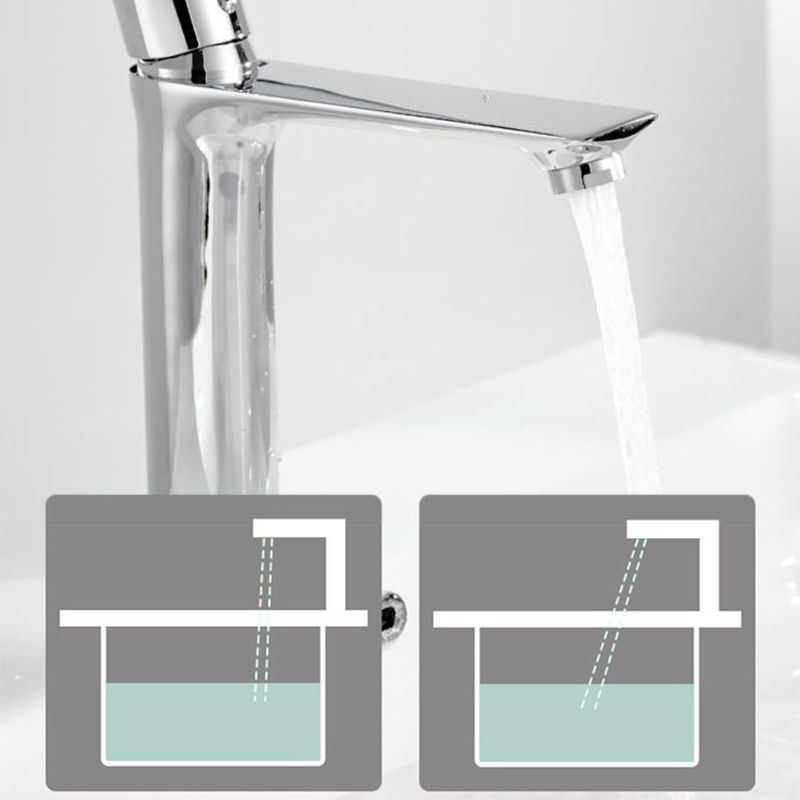 Glam Vessel Sink Faucet Brass Lever Handles with Water Hose Basin Lavatory Faucet