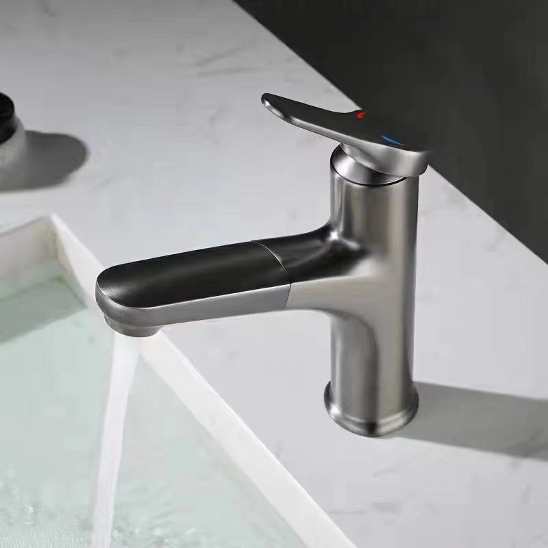 Modern Vessel Faucet Brass Lever Handle Swivel Spout Bathroom Vessel Faucet