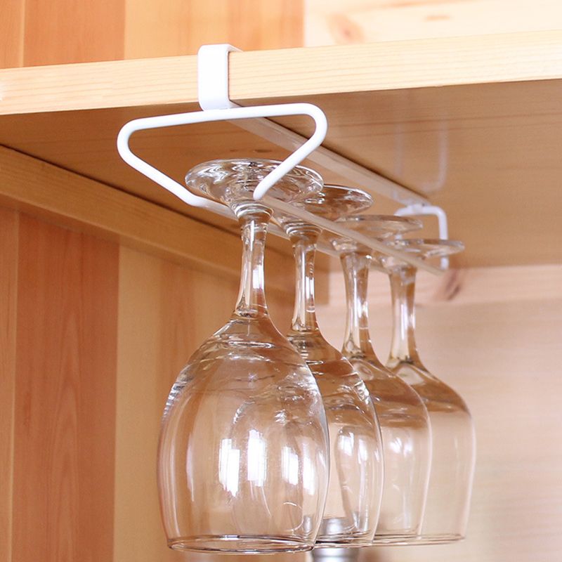 Modern Style Metal Wine Glass Rack Hanging Glass & Stemware Holder