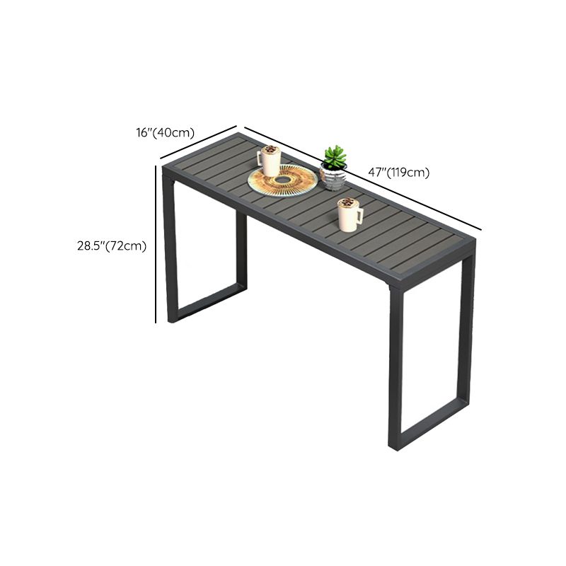 Modern Style 1/3/6 Pcs Dining Set Wood Rectangular Dining Table Set in Black