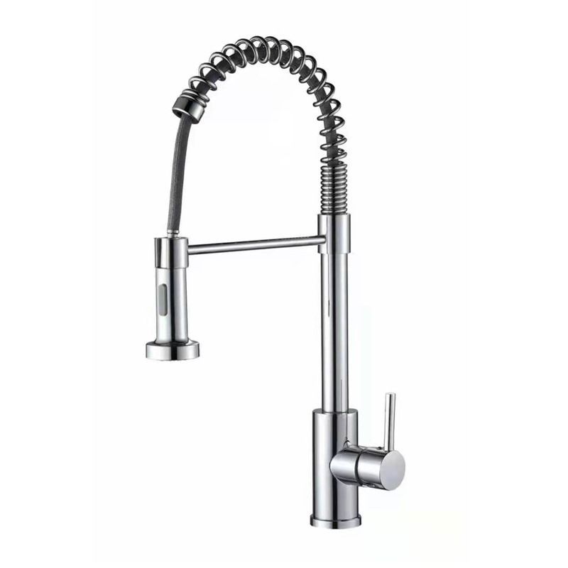 Farmhouse Bar Faucet Brass Lever Handles Spring Spout Pot Filler Kitchen Faucet