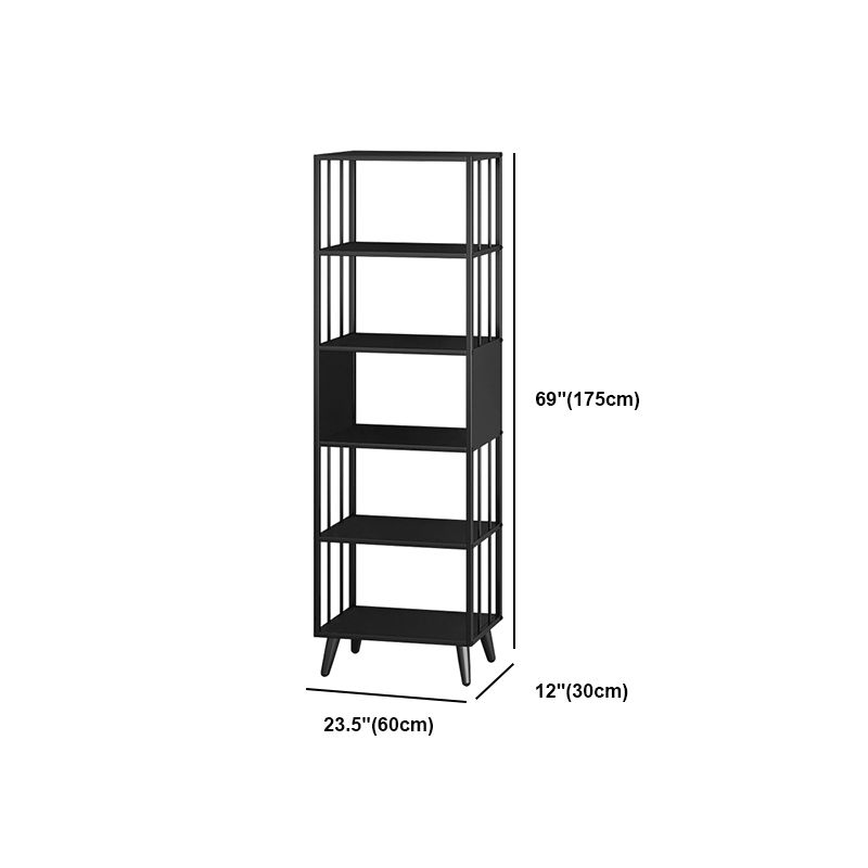 Modern Shelves Metal Bookshelf Etagere Open Shelf Bookcase with Metal Legs