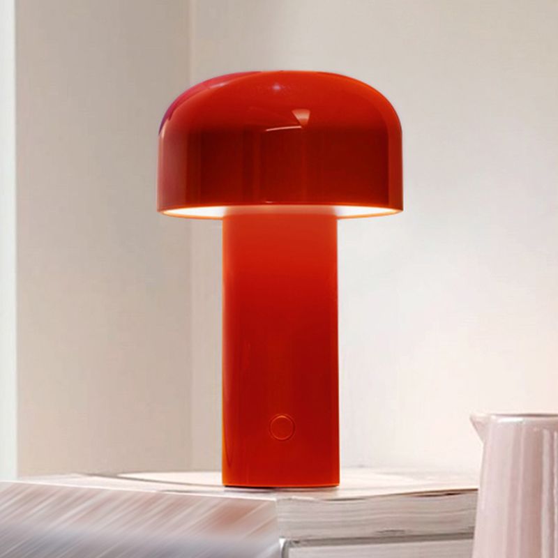 Metal Mushroom Night Table Lamp Minimalist Style Table Light for Bedside