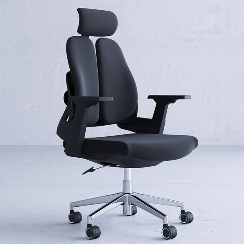 High Back Task Chair Mesh Adjustable Arm Office Chair with Headrest