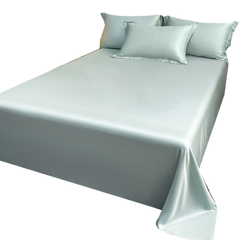 Bed Sheet Fabric Solid Color Silk Skin-friendly Bed Sheet Set