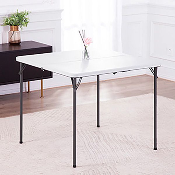 Contemporary Square Dining Table Plastic  Folding Catio Table