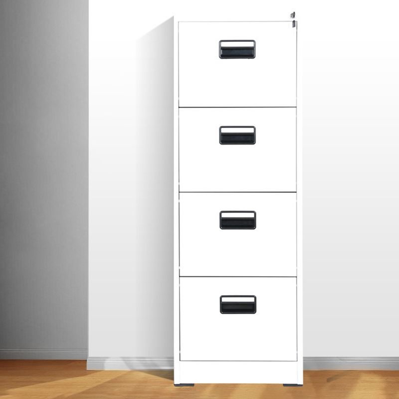 Traditional Metal Cabinet with Drawers Fire-Resistant Vertical File Cabinet