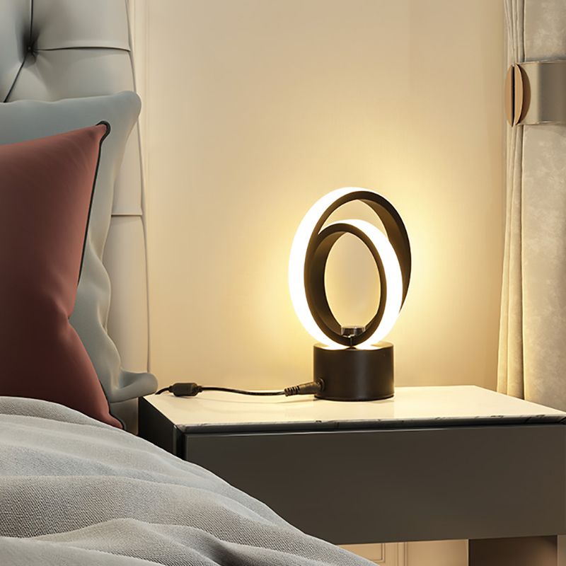 Modern Style Linear Shape Table Lighting Metal Table Lamp for Bedroom