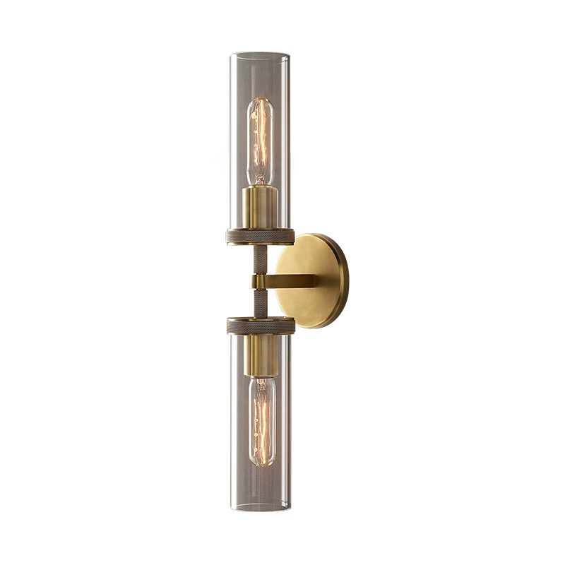 Industrial Metal Wall Sconce Cylinder Shape Wall Lamps for Living Room