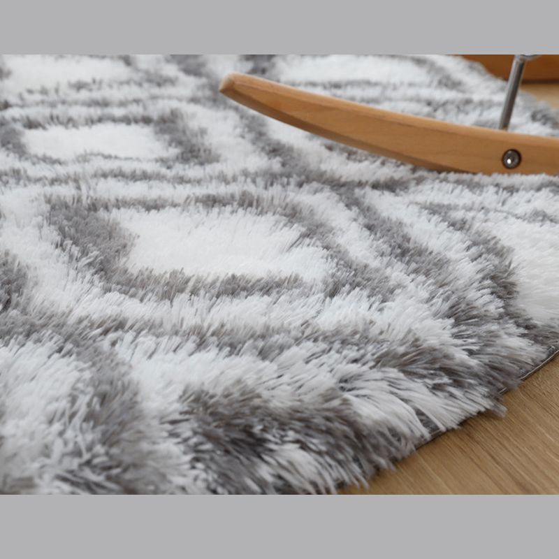 Nieuwheid Trellis Print Tapijt Polyester Ronde Ronde Rug niet-slip achtergrondgebied tapijt voor woonkamer