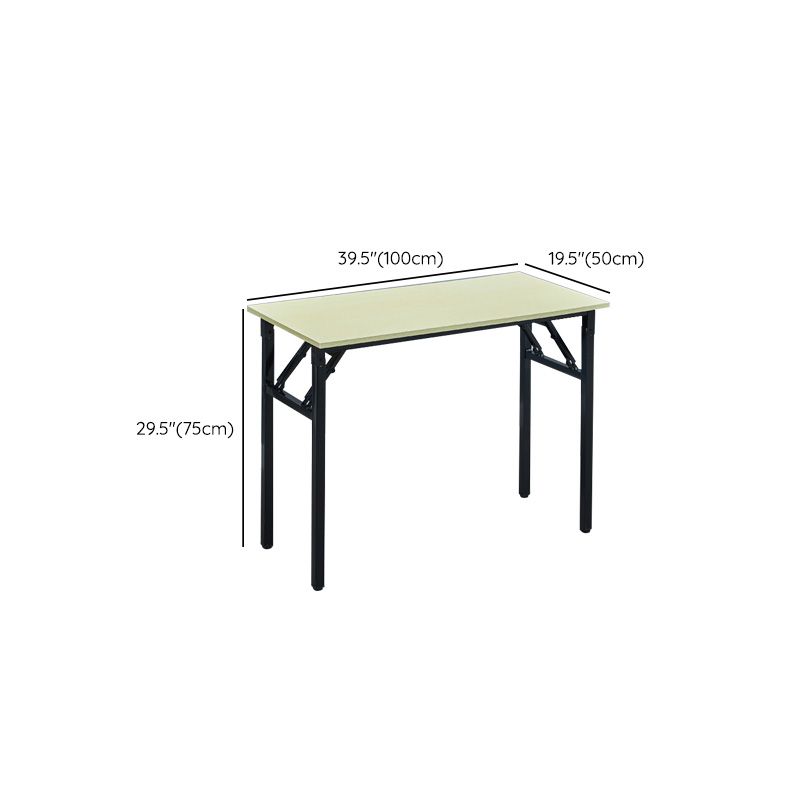 Contemporary Rectangular Dormitory Writing Desk Parsons Base Office Desk