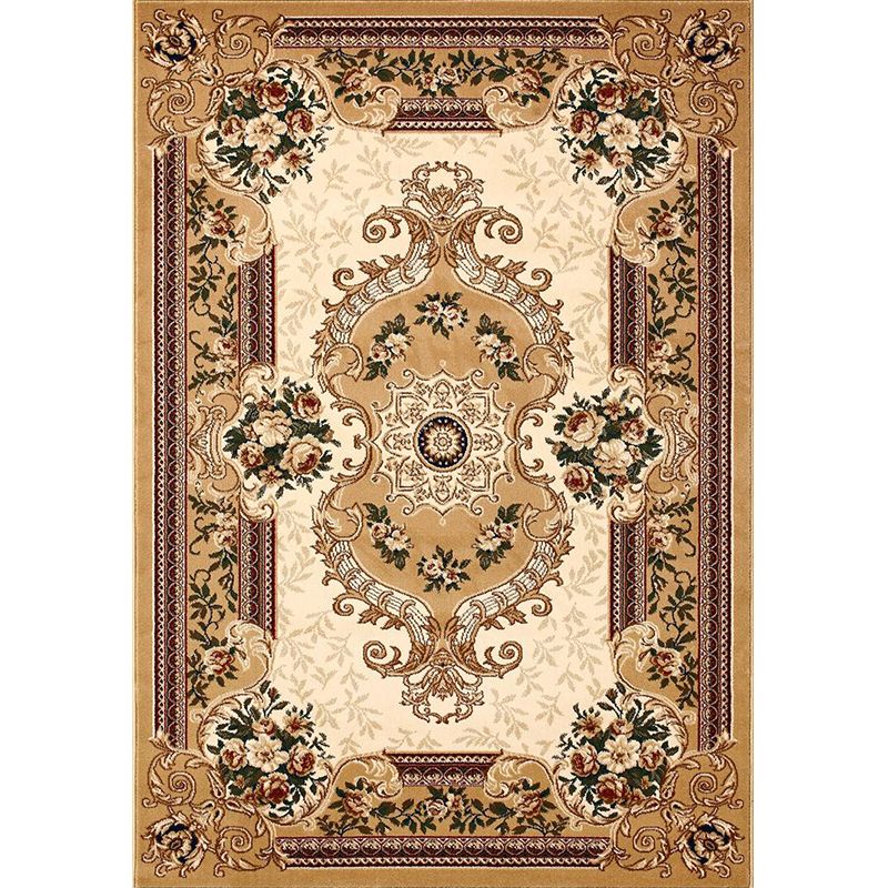 Tapis tribal du milieu du siècle du milieu du siècle Polyester Area Tapis sans glissement de tapis intérieur pour décoration de la maison