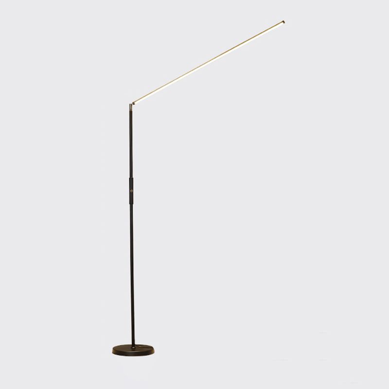 Metal Linear Shape Floor Light Modern Single Light  Floor Light Fixtures