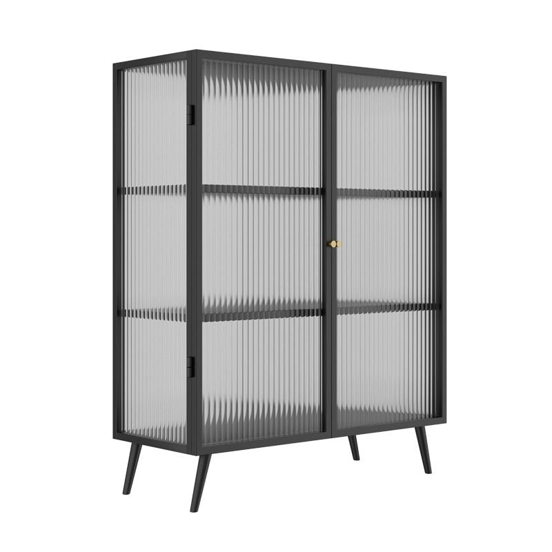 Multi-shelf Display Cabinet Industrial Storage Cabinet for Living Room