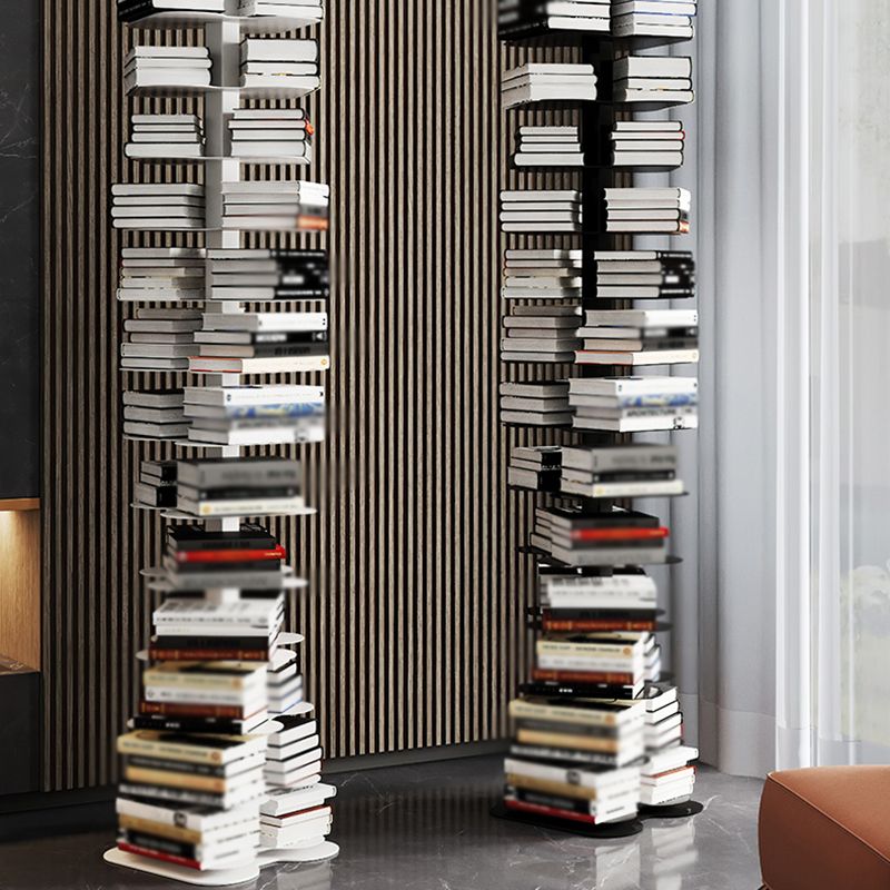 Libreria metallica in stile minimalista scaffale a forma gratuita per la sala da studio