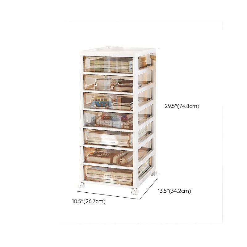 Vertical Transparent File Cabinet Contemporary Plastic Drawers File Cabinet