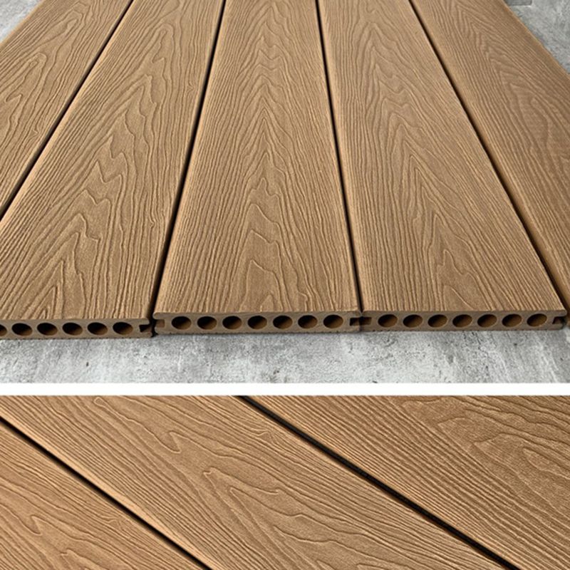 Outdoor Floor Patio Wooden Stripe Composite Waterproof Deck Plank