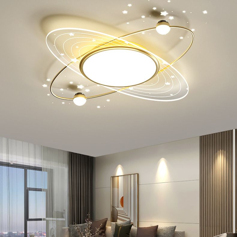 Modern Ceiling Lamp Acrylic LED Flush Mount Light Fixture for Bedroom