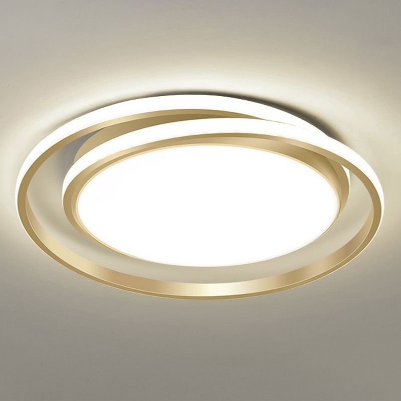 Acrylic Round LED Flush Mount Light Simplicity Flush Mount Ceiling Light for Bedroom