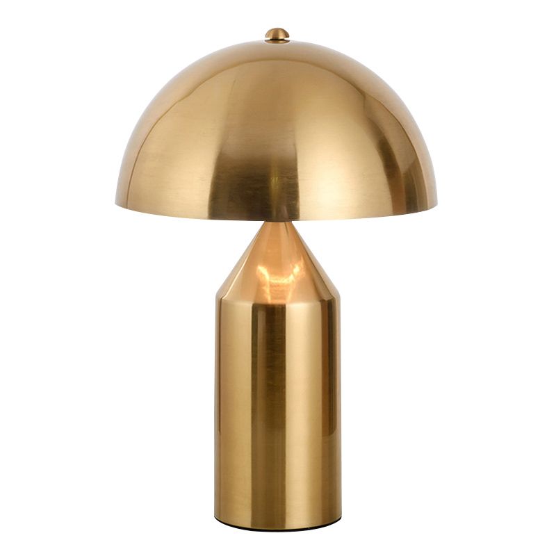 Metal Mushroom-Look Table Light Simplicity Style Nights and Lamp for Bedroom