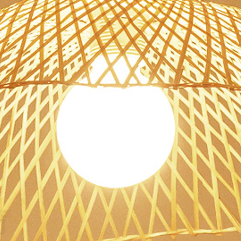 Bamboo appeso a sospensione moderna Imposto per illuminazione a pendente per sala da pranzo