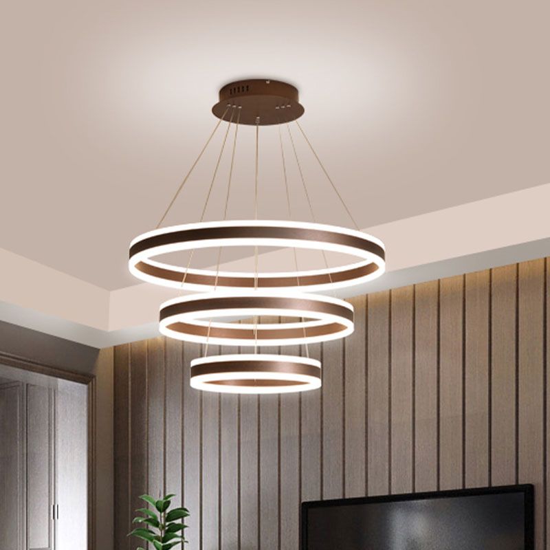 Modern Simple Light Luxury Style Pendant Chandelier Light for Bedroom Dining Room Living Room