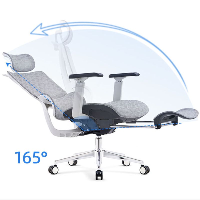 Modern Removable Arms Office Chair No Distressing Ergonomic Chair with Breathable Back