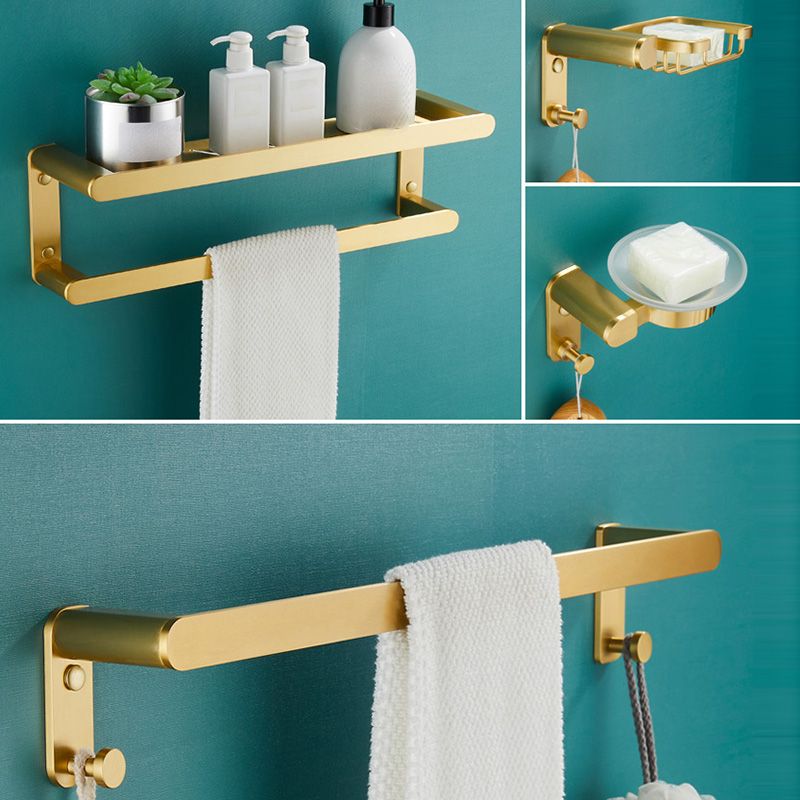 Traditional Bathroom Accessories Hardware Set Gold Bathroom Accessory Kit