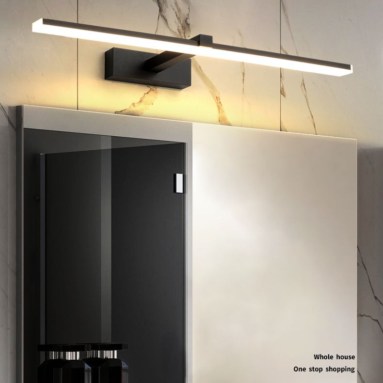 Linear Vanity Wall Lights Vintage Modern Simplicity Plastic Wall Sconce for Bathroom