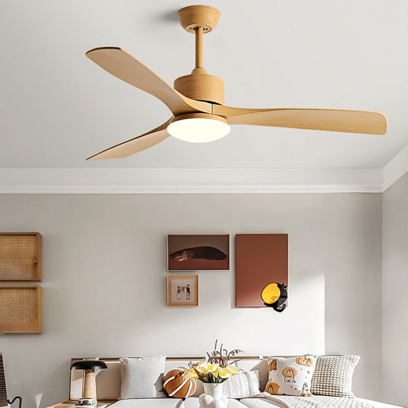 Metal and Plastic LED Ceiling Fan Modern Simple 3 - Blades Fan Lighting