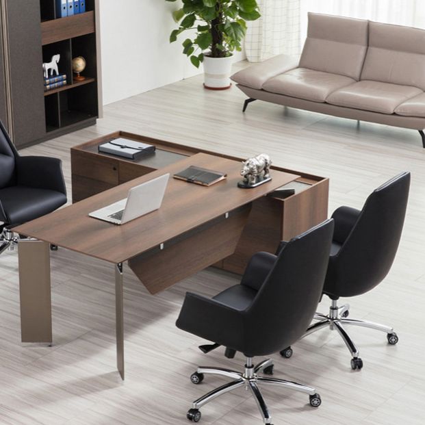 20" Wide Modern Managers Chair Leather High Back Executive Chair