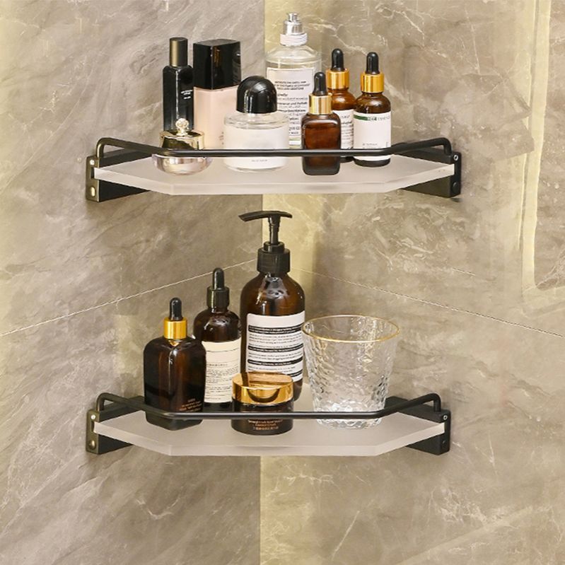 Metal and Acrylic Bathroom Accessory as Individual or as a Set in Black