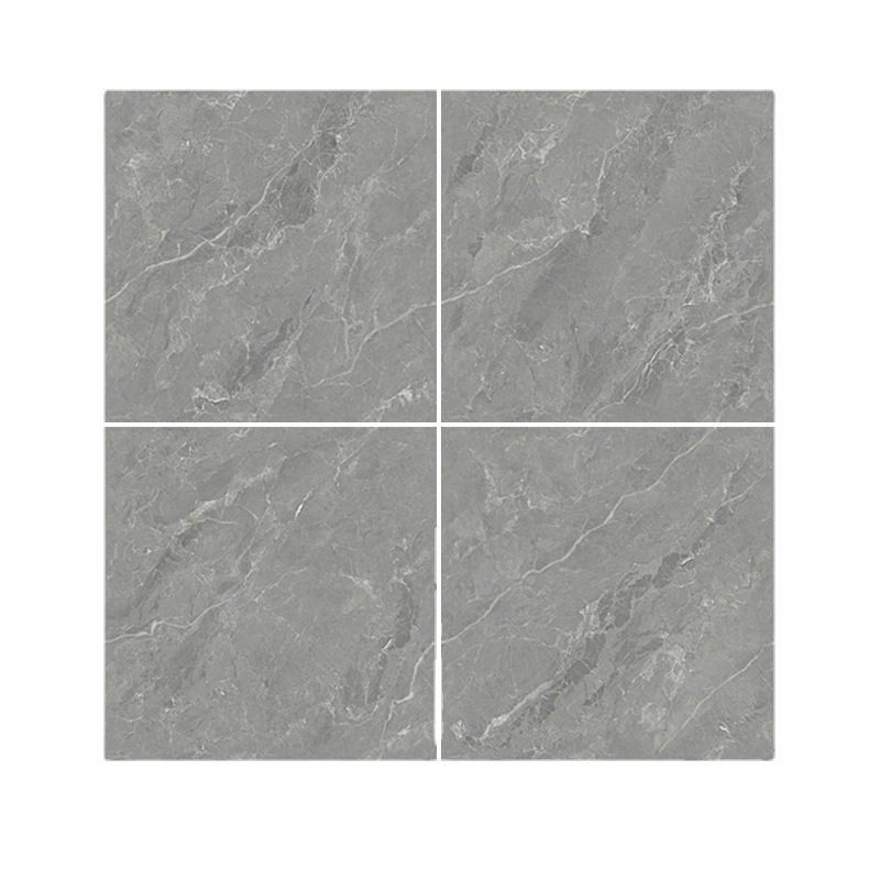 Modern Matte Square Singular Tile Marble Gray Tile for Home Decoration