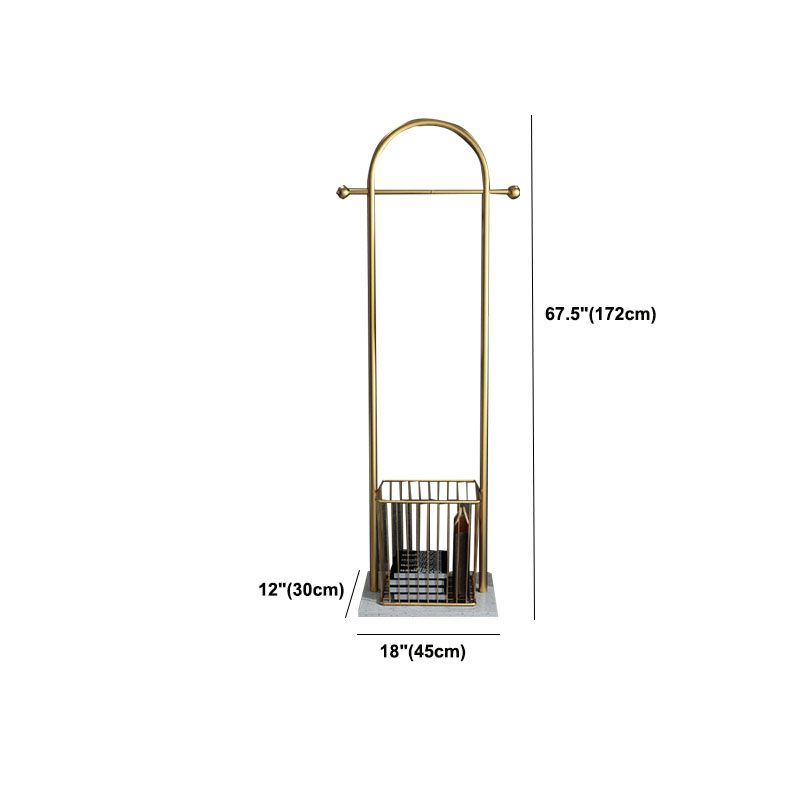 Industrial Hall Stand Metal Storage Baskets Included Free Standing Coat Rack Entryway Kit