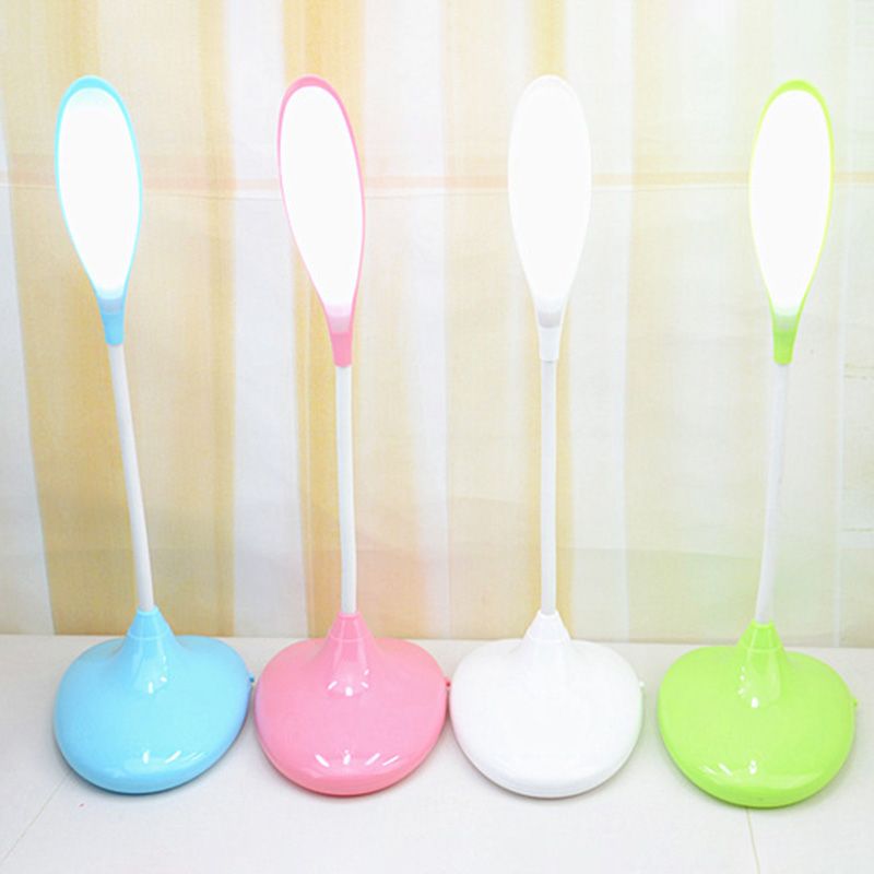 USB Charging Mini LED Table Lamp Macaroon Style Eye Protection Reading Light for Bedroom