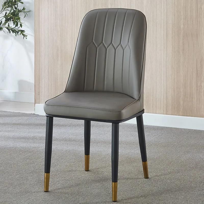 Modern Parsons Dining Chair PU Leather Chairs for Dining Room