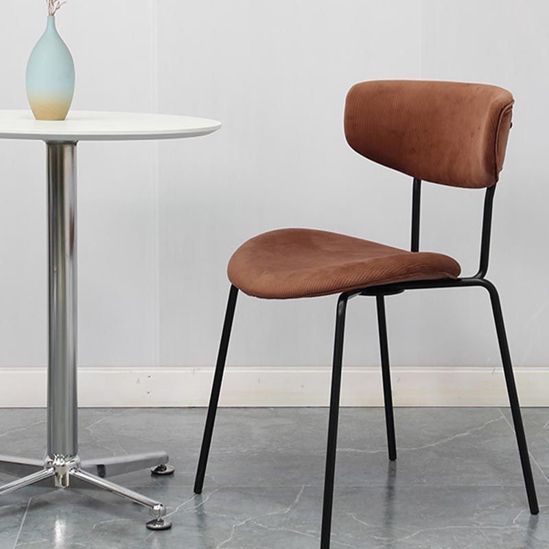 Open Back Side Chair Modern Style Dining Chair for Dining Room