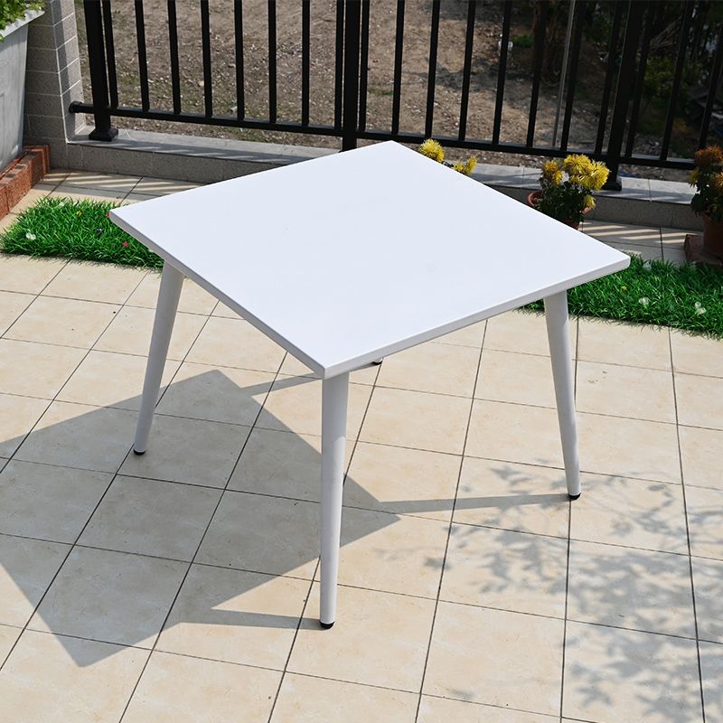 Modern Outdoor Aluminum Patio Table Water and Fire Resistant Patio Table