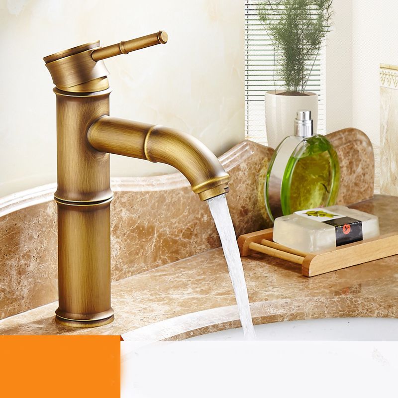 Lever Handle Vessel Faucet Single Hole Sink Faucet Farmhouse Style Basin Faucet